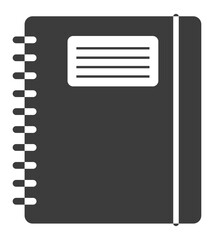 Notebook silhouette 