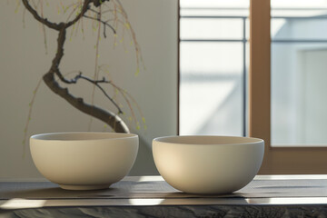 Fototapeta premium Products that sublimate Japanese traditional crafts into modern designs