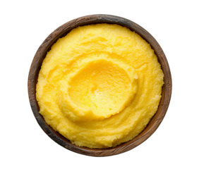 Polenta isolated on transparent background