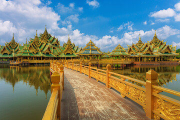 Fototapeta premium Ancient city in thailand,The Ancient City Park, Muang Boran in Samut Prakan province, Thailand