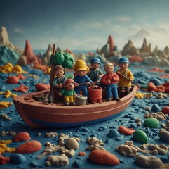 Artful and detailed stop-motion creations with charming handmade clay figures