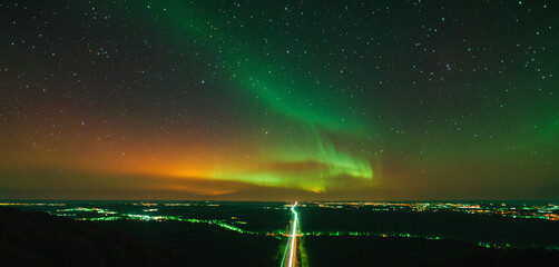 Neon Sky Light | Futuristic Ambience | Abstract Art