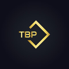 TBP logo. T B P design. White TBP letter. TBP, T B P letter logo design. T B P letter logo design in GOLD, GOLDEN LOGO, THREE, style. letter logo set in one artboard. T B P letter logo vector design.