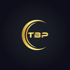 TBP logo. T B P design. White TBP letter. TBP, T B P letter logo design. T B P letter logo design in GOLD, GOLDEN LOGO, THREE, style. letter logo set in one artboard. T B P letter logo vector design.