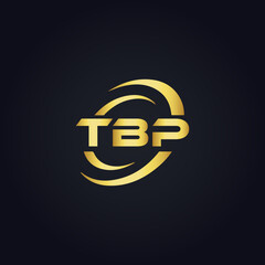 TBP logo. T B P design. White TBP letter. TBP, T B P letter logo design. T B P letter logo design in GOLD, GOLDEN LOGO, THREE, style. letter logo set in one artboard. T B P letter logo vector design.