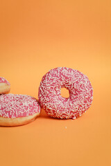 donut on beautiful background