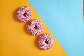 donut on beautiful background