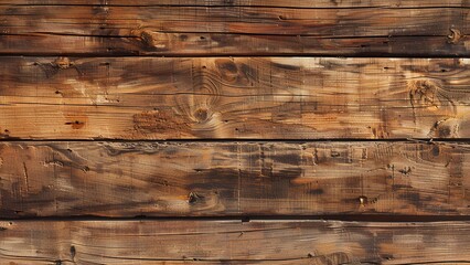 Vintage Rustic Charm: Old Brown Wood Wall and Floor Background