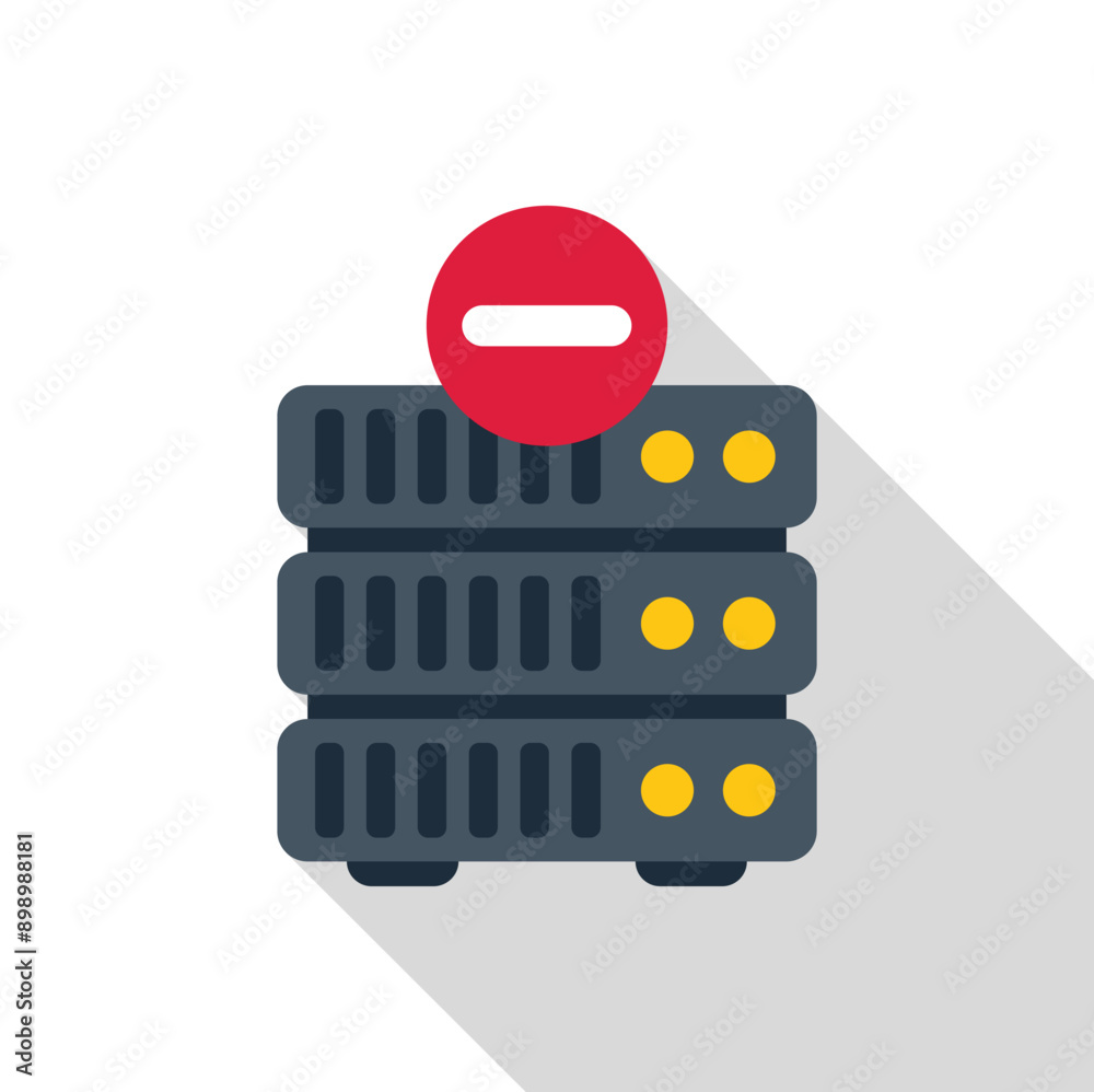 Poster database server is down, showing error with red stop sign