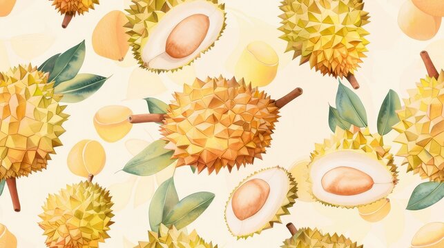 photos seamless related design long stem durian