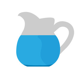 water bottle glass clean healthy drink vector