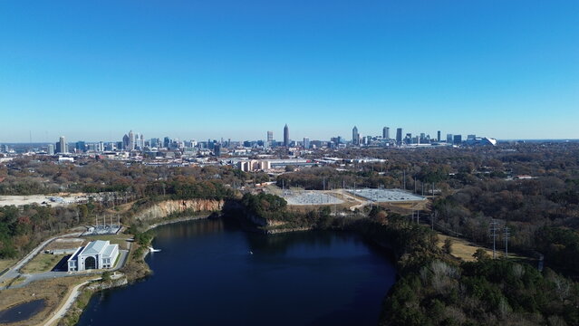 Atlanta Skyline from Westside Resevoir Park