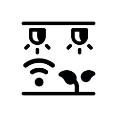 smart agriculture icon vector illustration