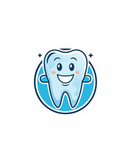 Dental logo aesthetic for your business or your community, white tooth aesthetic
