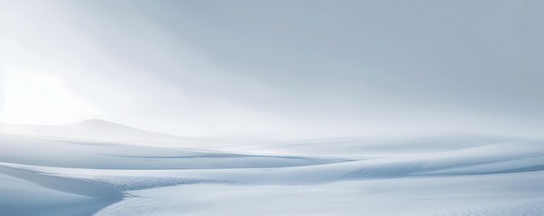 Minimalist gradients of Arctic whites create a landscape of purity.