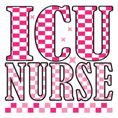 ICU nurse svg png, Race checkered, dalmatian dots, doodle bright, half leopard cheetah, nurse svg, nursing svg, nurse life svg png bundle
