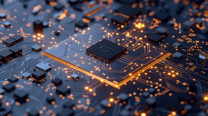 Circuit Board with a Microchip