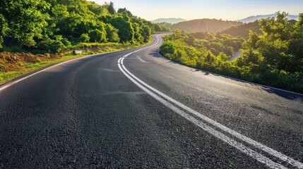 Enhancing road infrastructure and brochure design templates for corporate reports with editable pages