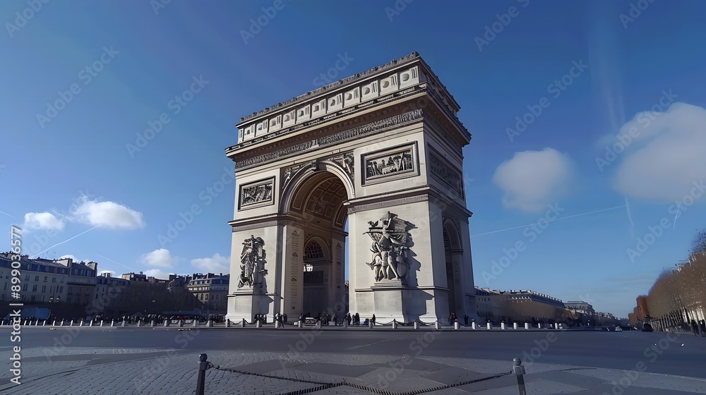 Canvas Prints Arc de Triomphe - Paris, France
