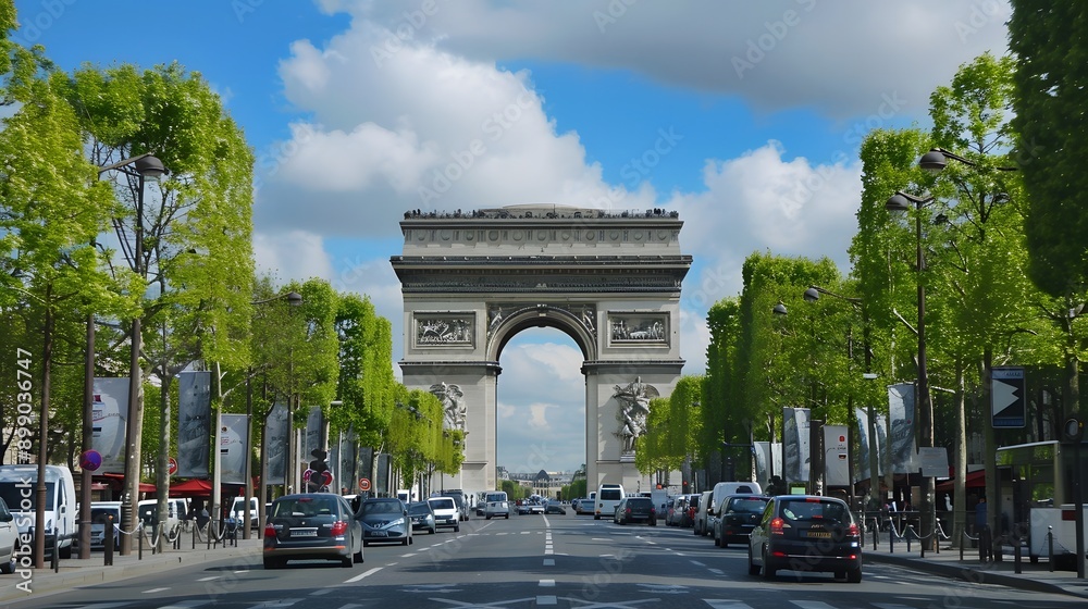 Sticker Arc de Triomphe - Paris, France
