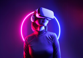 VR goggles: VR head-mounted display.