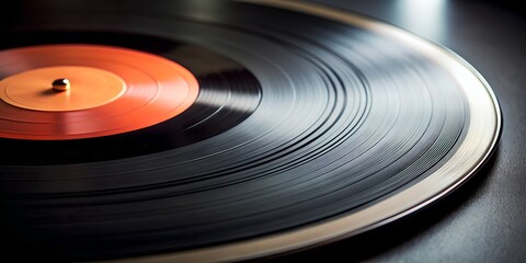 Schallplatte Vinyl Schellack Vinylscheibe Scheibe Platte Generative By AI