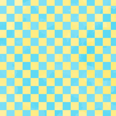 レトロな質感の市松模様、背景素材、正方形サイズ