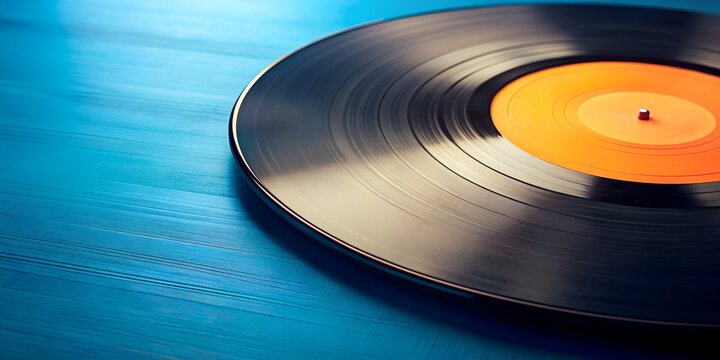 Schallplatte Vinyl Schellack Vinylscheibe Scheibe Platte Generative By AI