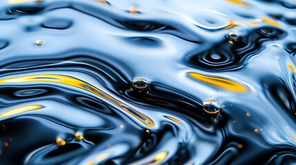 Patterns of oil separation in water, petroleum, visual abstraction