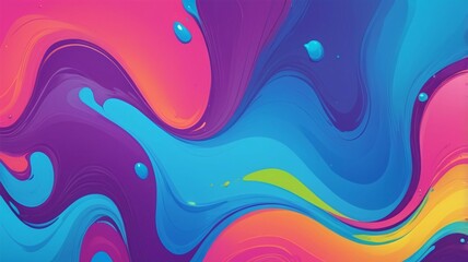 A modern liquid splash gradient colorful HD wallpaper background