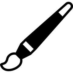 Painting Glyph Icon Design Vector