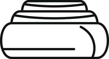 Inflatable tourist mat providing comfort and insulation for camping and outdoor adventures