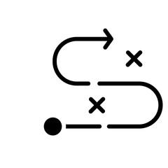 direction arrow sign. 