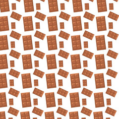 Chocolate Bar Seamless Pattern