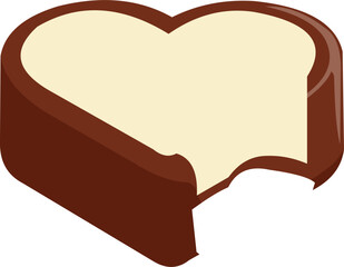 Chocolate Heart Illustration