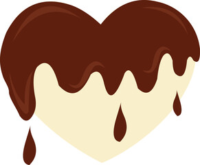 Chocolate Heart Illustration