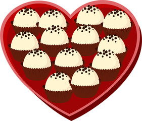 Heart Shaped Chocolate