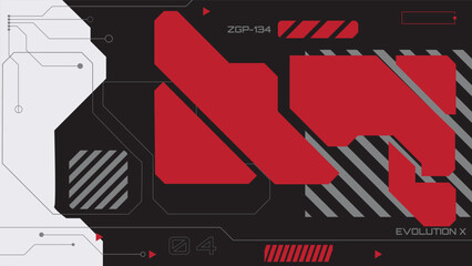 abstract futuristic background with cyberpunk style design