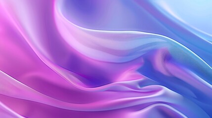 Obraz premium Abstract Draped Fabric in Vibrant Hues