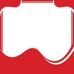 Indonesian Flag Frame