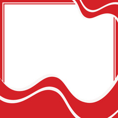 Indonesian Flag Frame