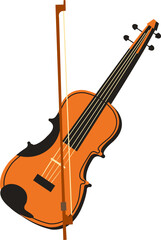 Fototapeta premium Clasical Violin Illustration