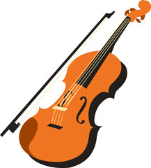 Fototapeta premium Clasical Violin Illustration