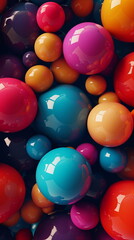 3d ball background