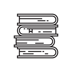 pile of book icon illustration