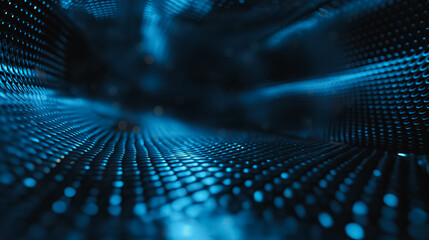 A blue background with a lot of dots