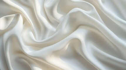 Obraz premium Abstract Shiny White Fabric Texture Background.