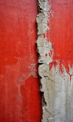 Red and Gray Concrete Wall Texture.