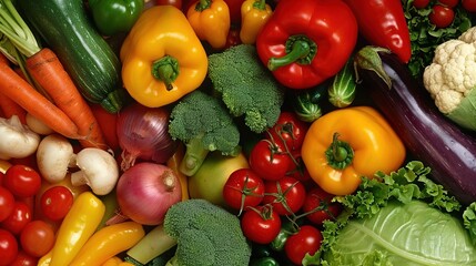 Fresh Assortment of Vegetables