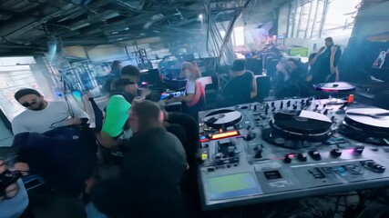 Futuristic car showroom with neon lights creates modern ambiance for auto event